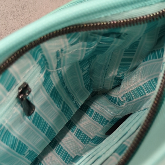 Lug Harmony Matte Luxe VL Messenger/Crossbody Bag-Aquamarine Blue-NWT - Picture 12 of 16
